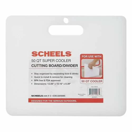Scheels Outfitters Coolers SCHEELS 50 Qt Super Cooler Cutting Board Divider