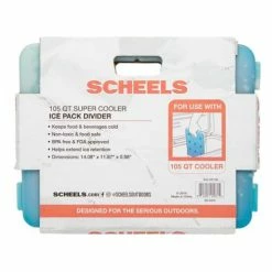 Scheels Outfitters Coolers SCHEELS 105 Qt Super Cooler Ice Pack Divider