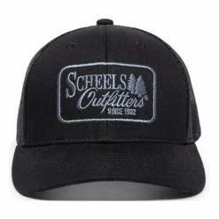 Hats & Caps Adult Scheels Outfitters Black Graphic Trucker Snapback Hat