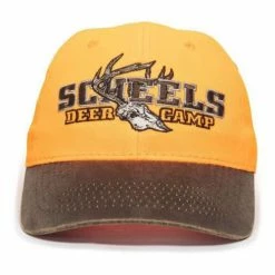 Hats & Caps Men's Scheels Outfitters Deer Camp Blaze Orange Adjustable Hat